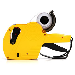 得力7503打码机打价格标签机