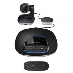 罗技(Logitech) 商务高清视频会议摄像头 CC3500e 1080P USB免驱 10倍无损变焦 （含全向麦克风+扬声器）