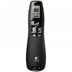 罗技（Logitech） R800 无线演示器 ppt翻页笔 演示笔（激光笔） 黑色